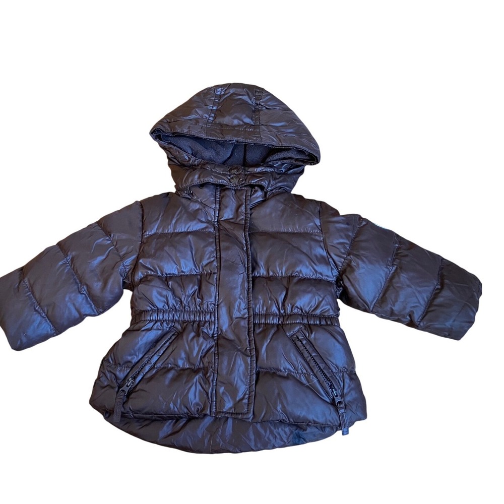 Baby Gap 12-18 months Down Fill Puffer Jacket 12-18‎ Brown Cozy Warm Cute
